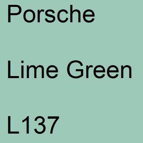 Porsche, Lime Green, L137.